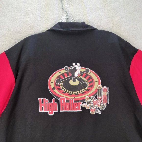 Crusin USA Bowling Shirt High Roller Collared Unique 2012 Short Sleeve Button Up - Picture 10 of 16